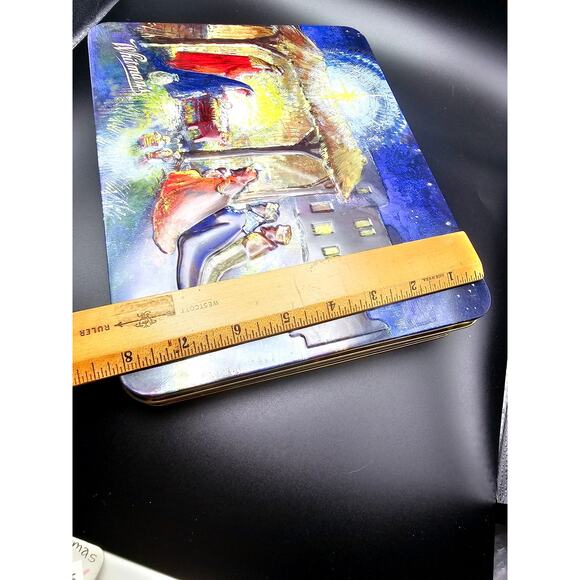 Vintage Hinged Whitman's Candy Tin Nativity Scene - Picture 8 of 8